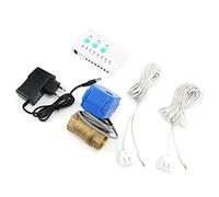 Sensor Detector de Alarma de Fugas de Agua, Sensor de Fugas de Agua con Válvula de Cierre DN25, Detección de Fugas de Alerta de Inundación con Indicador LED de Válvula de