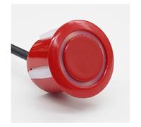 Sensor Estacionamiento Parktronic Delantero Y Trasero 8 Kit Radar Respaldo Detección Punto Ciego Indicador Alerta Sonido Garaje Sensor estacionamiento Coche(Rojo)