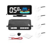 Sensor Estacionamiento PDC De radares de Marcha atrás Trasera Pantalla Sensor Aparcamiento para Coches detección Distancia zumbador Advertencia Sonido con sondas 4/8 Uds