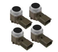 Sensor Estacionamiento PDC Sensor de asistencia estacionamiento PDC objetos parachoques 28438-5SA0B 284385SA0B para Nissan para Infiniti Radar Marcha Atrás(4pcs-Black)