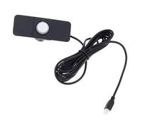 Sensor Estacionamiento PDC Sensores De Aparcamiento Planos Fábrica De 2,5 M De Largo Y 16 Mm para Monitor De Marcha Atrás Color Negro Plateado Blanco Y Gris(Negro)