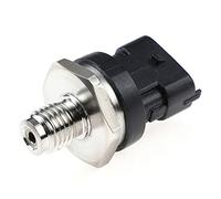 Sensor For adaptarse a la presión de BMW E46 E39 X5 3.0D 330D de combustible Presión de control ferroviario del sensor 0281002909 (Color : Black and Silver)