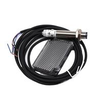 Sensor fotoeléctrico de reflexión de espejo M12, IP65, distancia de detección de 2M, 24V, NPN, PNP, interruptores infrarrojos ópticos
