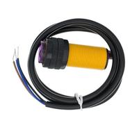 Sensor fotoeléctrico for evitar obstáculos E18-D80NK con interruptor de proximidad y rango de detección ajustable de 3 a 80 cm.