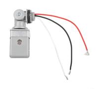 Sensor fotoeléctrico, IP54, resistente a la intemperie, automático, crepúsculo hasta el amanecer, 1800 W, para faroles de calle exteriores, color gris