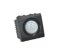 Sensor infrarrojo movimiento empotrado 2M negro compatible con Bticino Living
