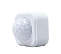 Sensor Infrarrojo PIR para zigbee para Automatización Hogar Sensor | Detección infrarroja 120°, para respuesta rápida, para ideal para automatizar luces, bajo consumo energía