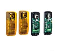 Sensor infrarrojo tipo haz para operación automática de puerta que proporciona un rendimiento de detección constante en entornos exteriores e interiores (YS121-L)