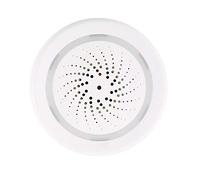 Sensor Inteligente de Temperatura y Humedad, Alarma de Sirena WiFi Inteligente Aplicación de Teléfono con Alimentación USB Control Remoto con Sensor de Temperatura y Humedad