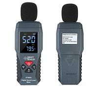 SENSOR inteligente Mini Medidor de nivel de sonido Digital pantalla LCD medidor de ruido instrumento de medición de ruido probador de decibelios 30-130dBA ST9604