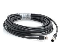 Sensor M12 4 pines D-Code a RJ45 Cat.6 Ethernet blindado cable impermeable para maquinaria industrial cámara de red robot (10 m)