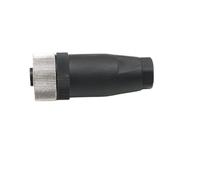 Sensor M12 serie A hebilla código B ensamblado conector impermeable macho y hembra línea de bloqueo de tornillo de codificación D 458 núcleos(4P jack female PG7)