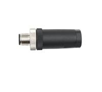 Sensor M12 serie A hebilla código B ensamblado conector impermeable macho y hembra línea de bloqueo de tornillo de codificación D 458 núcleos(8P pin male header PG9)