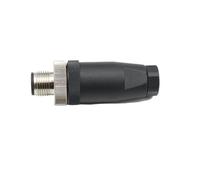Sensor M12 serie A hebilla código B ensamblado conector impermeable macho y hembra línea de bloqueo de tornillo de codificación D 458 núcleos(8P pin male header PG7)