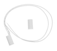 Sensor Magnético de Puerta Empotrado Blanco 0.5a 10w | ABS y Imán, Modo Normalmente Abierto, Distancia de Detección 10-20mm, para Marcos Metálicos y Ventanas