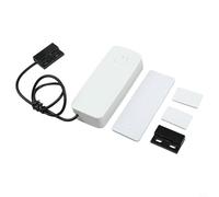 Sensor magnético inteligente WiFi para puerta y ventana para Tuya Smart Life| Compatible con Google Assistant | Alerta de batería baja | Blanco 93 x 40 x 20 mm
