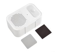 Sensor magnético para puerta con indicador de voz y rango de detección de 5 a 6 metros, con saludos personalizables para una mejor comunicación de visitantes (blanco)