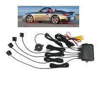 Sensor Marcha atrás Coche Sensor de Aparcamiento Coche Radar Marcha atrás Asistencia Monitor Espejo retrovisor 4,3 Pulgadas