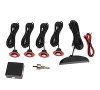 Sensor Marcha atrás Coche Sensor de estacionamiento Plano Original para automóvil, 12 V, 4 sensores, 16 mm, detección Radar Marcha atrás automático Crescent con Pantalla