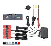 Sensor Marcha atrás Coche Sensores Planos 16 mm Sensor estacionamiento de Doble núcleo, Radar Marcha atrás, Alarma con Pantalla Digital