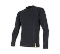 Sensor Merino DF tee LS, Hombre, Negro, Large