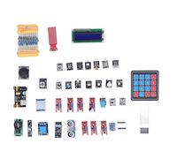 Sensor Module Kit 37Pcs Electronic Component Set with 100Pcs Resistors for DIY Projects Wide Compatibility Practical and Stable PCB Material Comprehensive Learning Package