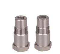 Sensor Oxígeno Adaptador espaciador de Sensor Universal oxígeno O2 para coche M18x1.5MM, adaptador CEL Fix para comprobar la luz del motor, piezas automóvil Sonda lambda(2 piezas)