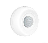 Sensor PIR inteligente para Tuya, detector de cuerpo humano de 360 grados, sistema de alarma infrarrojo WiFi, monitor remoto, ABS, color blanco, fácil montaje