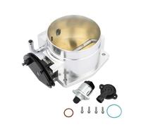 Sensor Posición Acelerador Tps Para LSX LS1 LS2 LS3 LS6 Piezas Modificación Coche Negro TT102152 Cuerpo Acelerador Aluminio Alto Flujo 92mm/102mm Con Sensor TPS(92mm Silver)