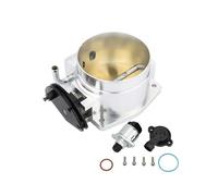 Sensor Posición Acelerador Tps Para Saab 9-7X Para Aero 2008 2009 Piezas Modificación Automóvil Negro TT102152 Cuerpo Acelerador Aluminio Billet Alto Flujo 92 Mm/102 Mm Sensor TPS(92mm Silver)