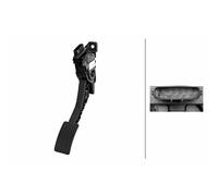 Sensor Posición Del Pedal Acelerador Automático 6-polig HELLA para entre Otros