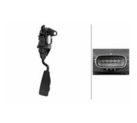 Sensor Posición Del Pedal Del Acelerador Cvt-Automatik 6-polig HELLA para U. A.