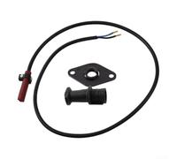 Sensor preciso de detección de llama para mantenimiento del quemador | Longitud del cable de 70 cm, cables rojos y negros, fácil conexión de cableado, adecuado para configuraciones complejas