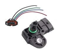 Sensor Presión Aire Turbo Boost Wire MAP 0281002456 0261230373 Para Fiat Para Brava Para Doblo Para Fiorino Para Palio Para Panda Para Punto Sensor presión colector admisión MAP(Sensor y enchufe)