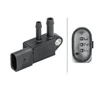HELLA 6PP 009 409-231 Sensor, presión gas de escape - 3polos - atornillado