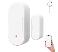 Sensor Puerta y Ventana Inteligente ZigBee Tuya, Detector Apertura Inalámbrico para Alarma Hogar, Compatible Smart Life MOES Tuya, Sensor Puerta Ventana Domótica Seguridad, Requiere Gateway ZigBee
