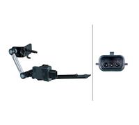 Sensor Regulación Altura Faro 3 Pines Delantero Eje Superior HELLA para NISSAN
