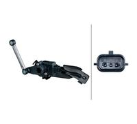 Sensor Regulación De Faro Trasero 3 Polos HELLA Para u.a. RENAULT MEGANE