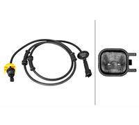 Sensor, revoluciones de la rueda - 2polos - Cable: 1235mm - con pinza/grapa