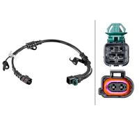 Sensor, revoluciones de la rueda - 2polos - Cable: 570mm - con pinza/grapa