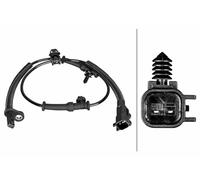Sensor, revoluciones de la rueda - 2polos - Cable: 775mm - con pinza/grapa
