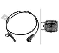 Sensor, revoluciones de la rueda - 2polos - Cable: 885mm - con pinza/grapa