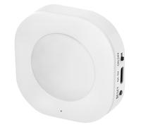 LEDVANCE SMART WIFI detector de movimiento inteligente para hogar inteligente interior y exterior, sin cable, blanco, control mediante app, batería recargable integrada y carga sencilla mediante USB-C