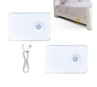 Sensor Stair - PC, 3,74 x 2,56 x 0,67 pulgadas Stair Light LED Motion Sensor | Rechargeable And Magnetic Warm Night Stairs Lamp, Indoor Stairs Lighting For Bathroom, Hallway, Kitchen, Cabinets, Front