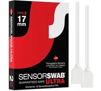 Sensor Swab Ultra 17mm Swabs - Camera Sensor Cleaner Swabs for Cleaning APS-C Mirrored or Mirrorless SLR & DSLR Cameras. Canon, Nikon, Sony - Sensor Dust & Oil Remover (Pack of 12)