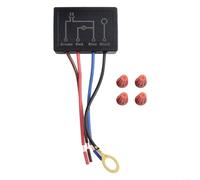 Sensor táctil Dimmer Interruptor de luz táctil Lámpara de mesa Dimmer Módulo de control Sensor 220V UE Atenuación de 3 vías 1A AC 220-240V 50/60Hz para lámparas de hotel Apliques Negro
