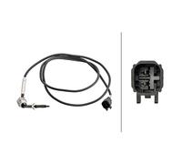 Sensor, temperatura de gases de escape HELLA 6PT 358 181-751