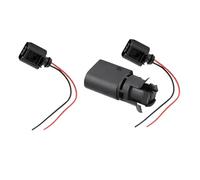 Sensor temperatura del refrigerante Ajuste para Volkswagen Golf para Jetta Beetle Sensor de temperatura del aire ambiente(Set)