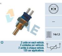 Sensor, temperatura del refrigerante FAE 32580 para CLK (C208) 2 1997-2002
