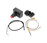 Sensor termopar alimentado por gas Termopar con interruptor de descarga y pilas AAA. Encendedor con conjunto de reparación de electrodos for calentadores de patio de propano for exteriores.